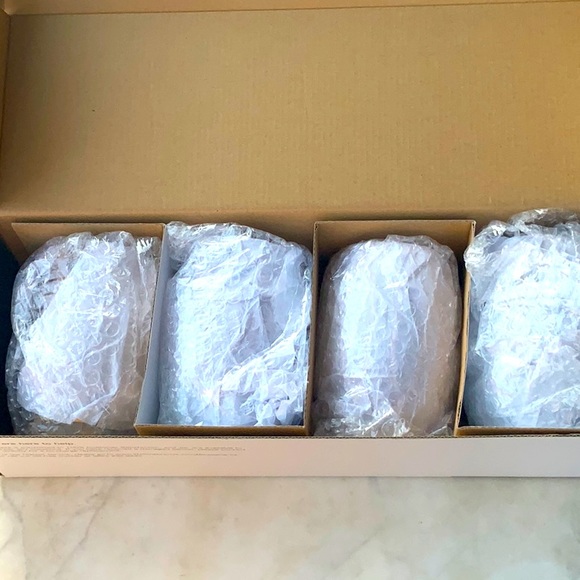 MIKASA CHEERS METALLICS GOLD STEMLESS WINE GLASS SET OF 4 - Picture 8 of 8